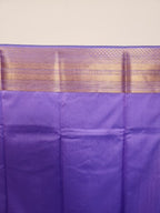 Lavender Purple Semi Kaanchi Saree with Copper Zari & Small Butta Design