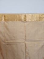 Red Semi Kaanchi Saree with Gold Zari & Small Butta Design