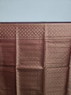 Wine Tissue Saree with Copper Zari & Full Kodi Flower Butta Design