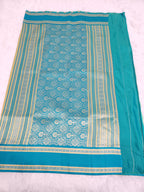 Parrot Green Soft Silk Saree with Copper Zari & Green Pallu Design