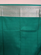 Maroon Semi Kanchi Saree with Silver Zari & Small Butta Design - Urban Weave Sarees