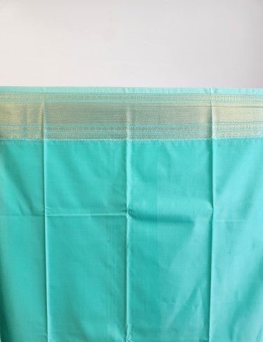 Purple Semi Kanchi Saree with Gold Zari & Mango Butta Design - Urban Weave Sarees